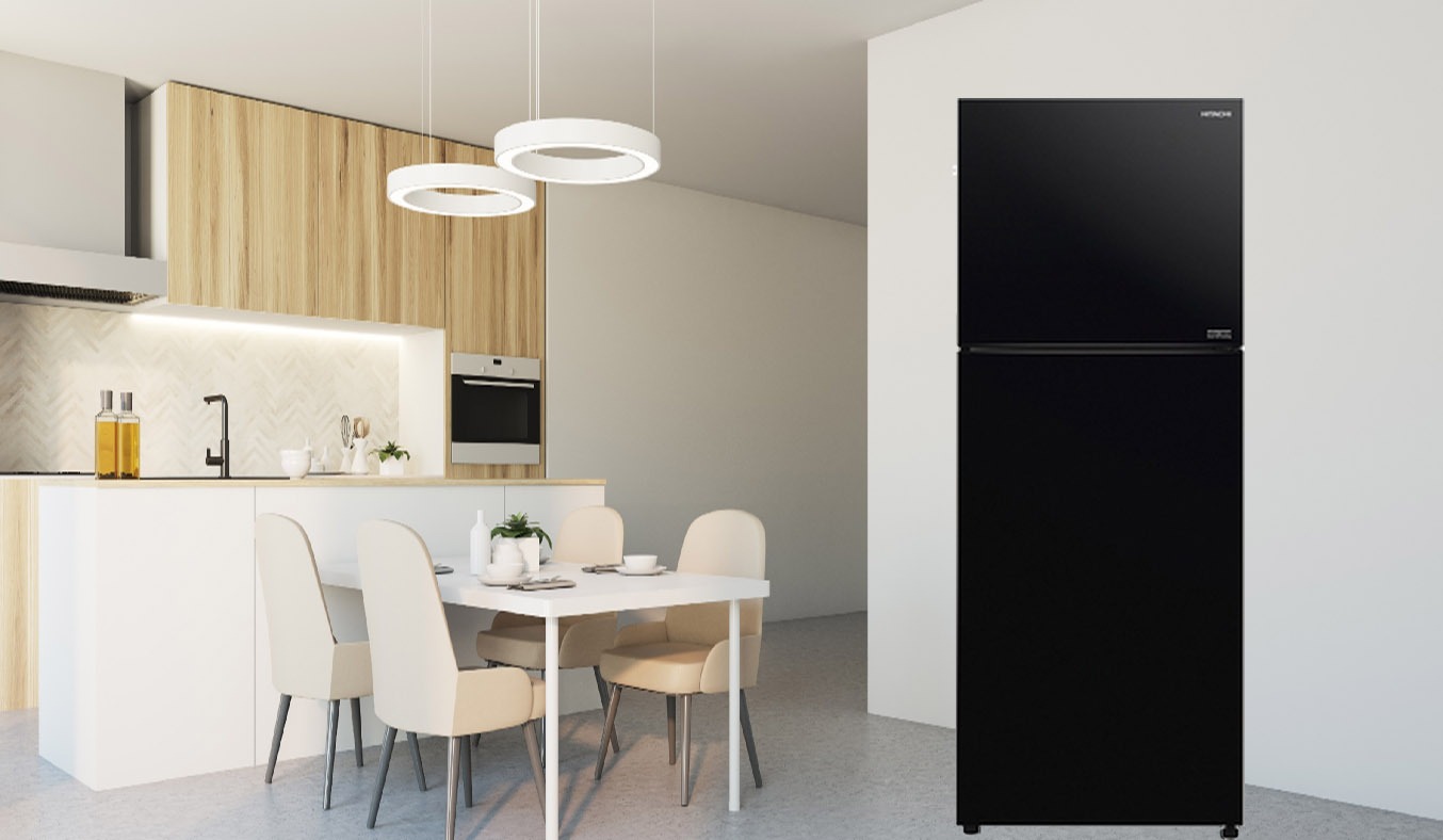Tủ lạnh Hitachi Inverter 349 lít R-FVY480PGV0 GBK