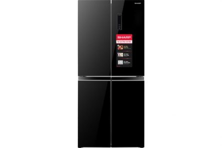 Tủ lạnh Sharp Multidoor Inverter 362lít SJ-FX420VG-BK