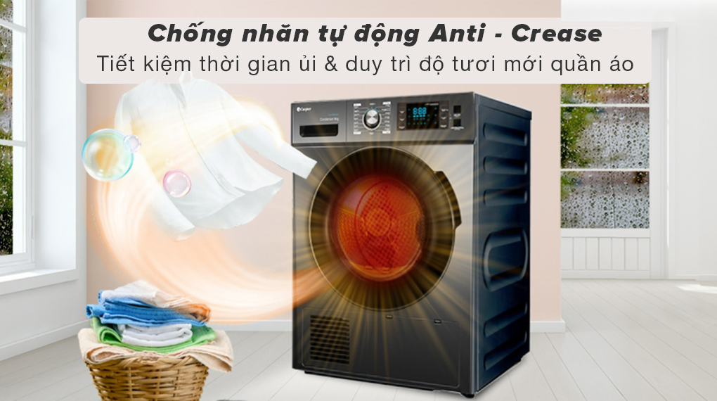 Máy sấy ngưng tụ Casper 8 kg TD – 80CGB