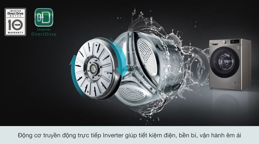 Máy giặt LG Inverter 14 kg FV1414S3BP