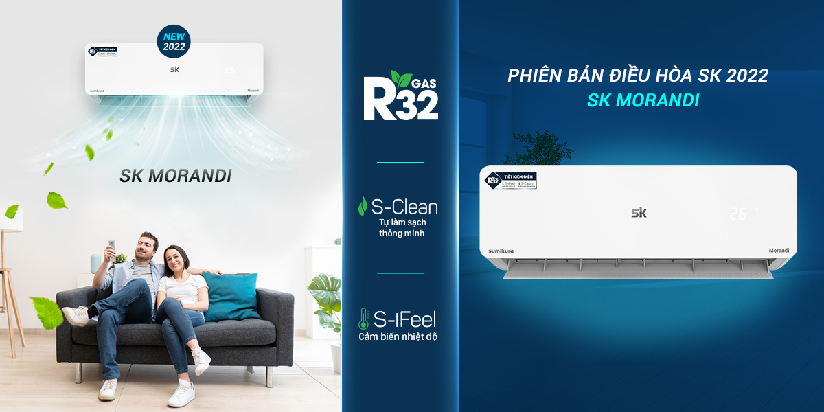 Điều hòa Sumikura APS/APO-120 12000BTU 1 Chiều (Morandi R32)
