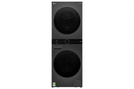 Tháp giặt sấy LG WashTower Inverter giặt 14kg - sấy 10kg WT1410NHB