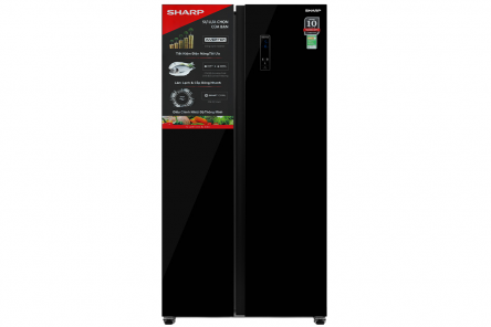 Tủ lạnh Sharp SBS Inverter 563lít SJ-SBX530VG-BK