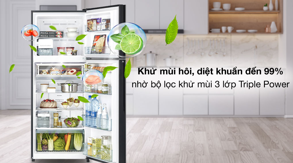 Tủ lạnh Hitachi Inverter 349 lít R-FVY480PGV0 GMG