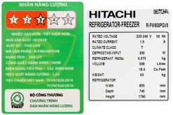 Tu Lanh Hitachi Inverter 509 Lit R Fw650pgv8 Gbk