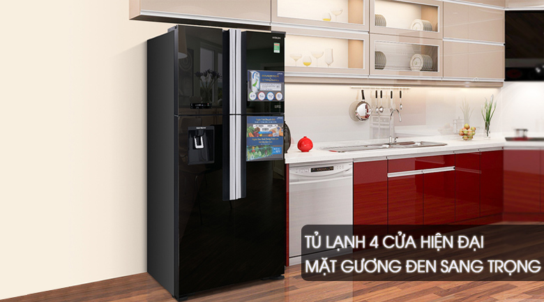 Thiết kế - Tủ lạnh Hitachi Inverter 540 lít R-FW690PGV7X