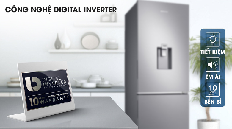 Công nghệ Digital Inverter - Tủ lạnh Samsung Inverter 307 lít RB30N4170S8/SV