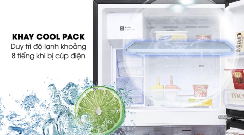 Khay lạnh Cool Pack hỗ trợ giữ nhiệt khi mất điện - Tủ lạnh Samsung Inverter 380 lít RT38K5982DX/SV