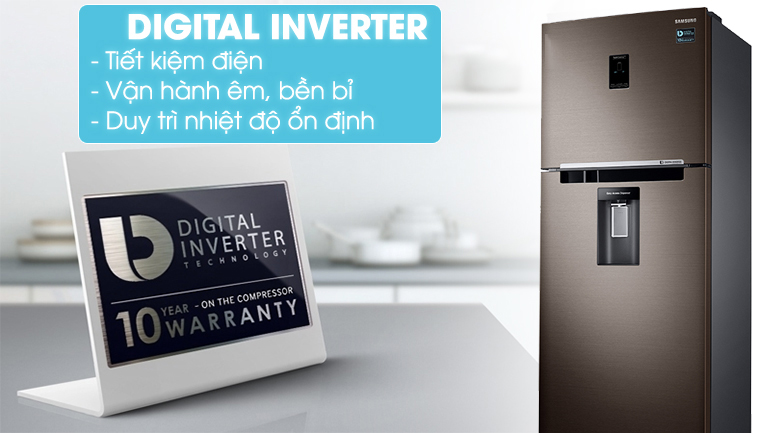 Tích hợp công nghệ Digital Inverter hiện đại - Tủ lạnh Samsung Inverter 380 lít RT38K5982DX/SV