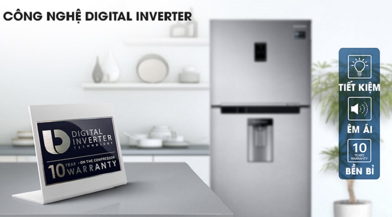 Công nghệ Digital Inverter hiện đại - Tủ lạnh Samsung Inverter 380 lít RT38K5982SL/SV
