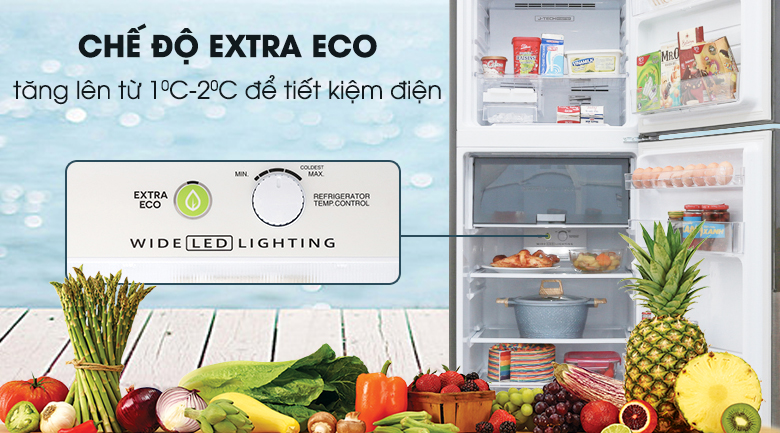 Chế độ Extra Eco - Tủ lạnh Sharp Inverter 314 lít SJ-X316E-DS