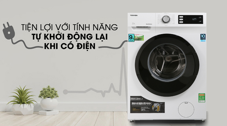 Máy giặt Toshiba Inverter 9.5 Kg TW-BK105S2V(WS)