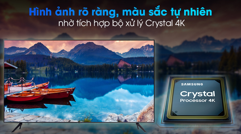Smart Tivi Samsung 4K 75 inch UA75AU7000