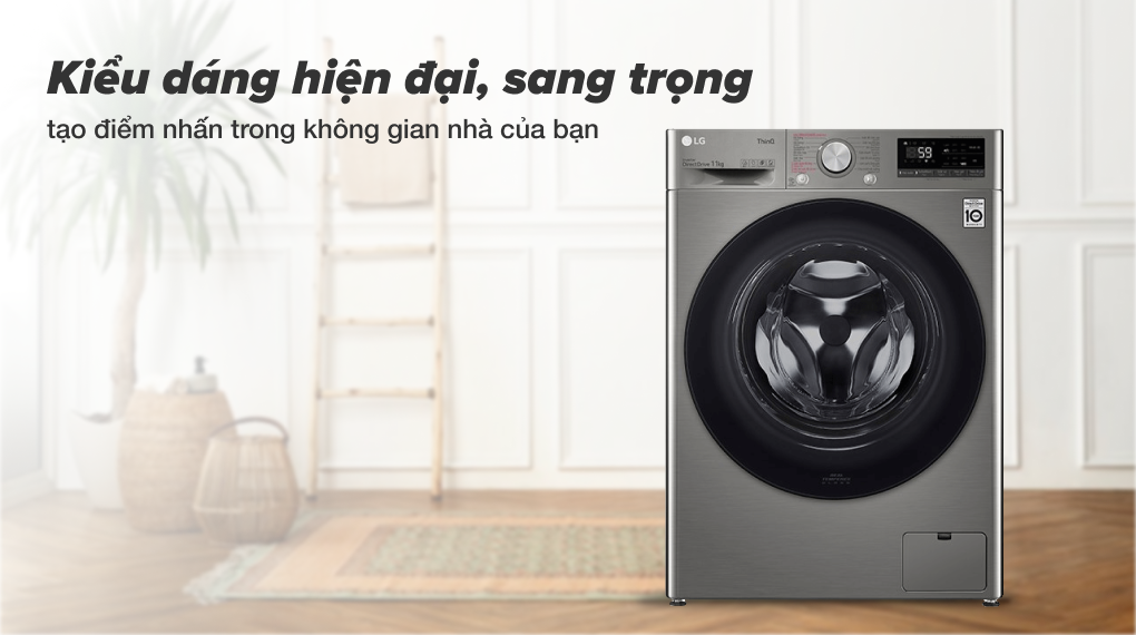 Máy giặt LG Inverter 11 kg FV1411S4P (2021)