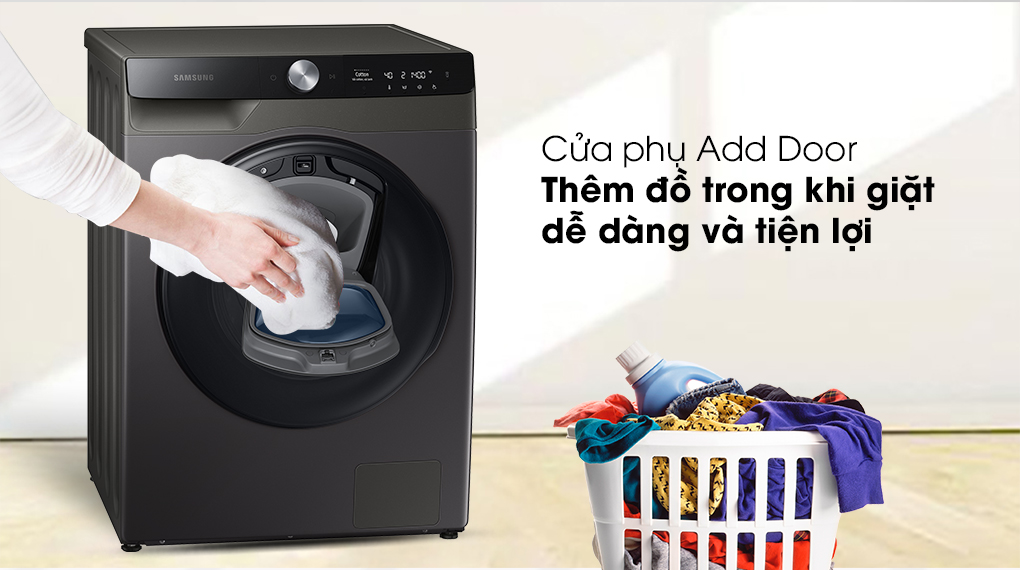 Máy giặt sấy Samsung Addwash Inverter 9.5kg WD95T754DBX