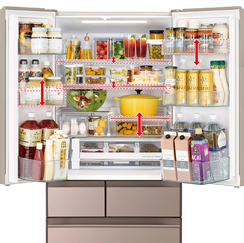 Tủ lạnh Hitachi inverter 520 lít R-HW530NV(X)