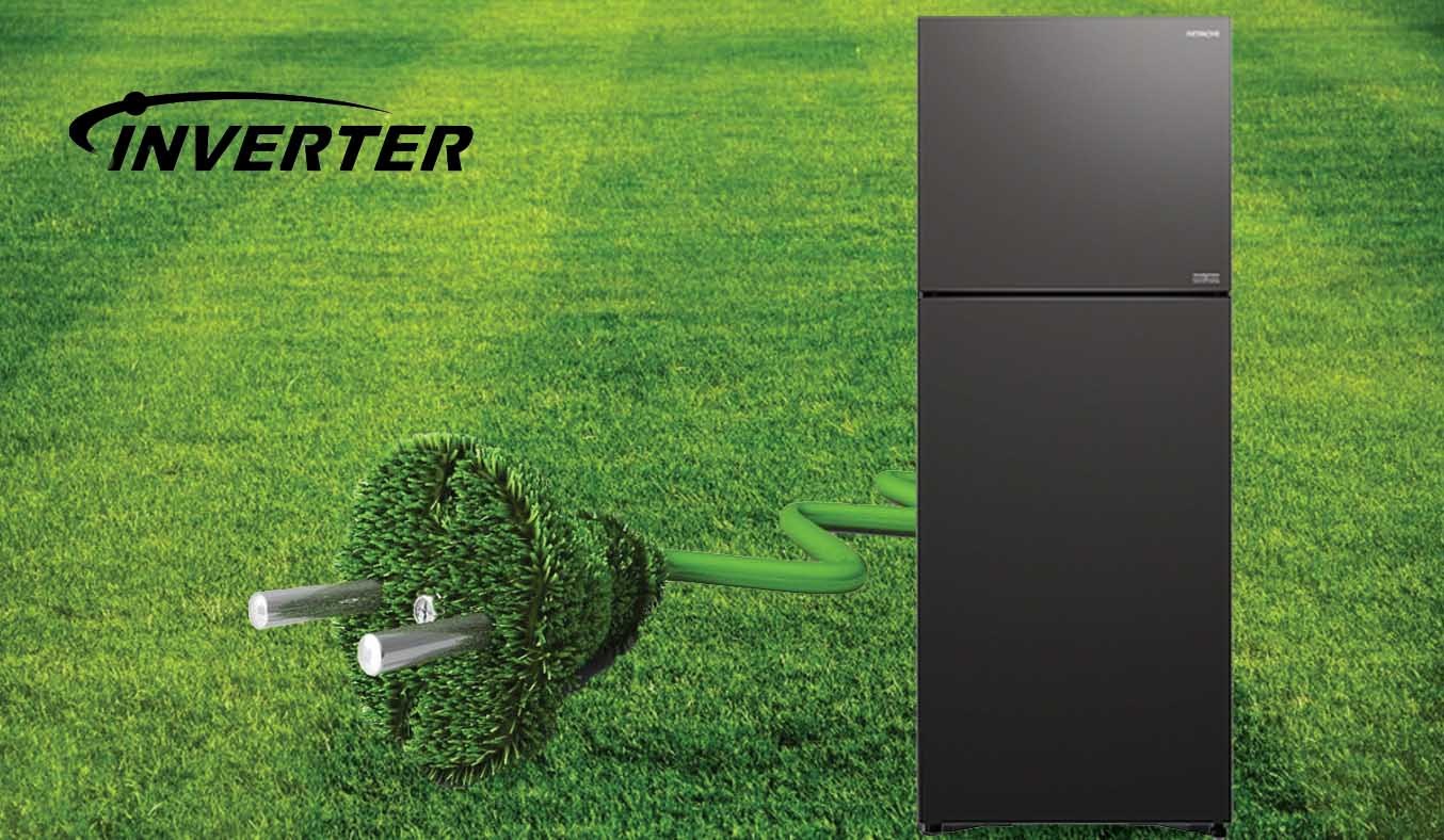 Tủ lạnh Hitachi Inverter 349 lít R-FVY480PGV0 GMG