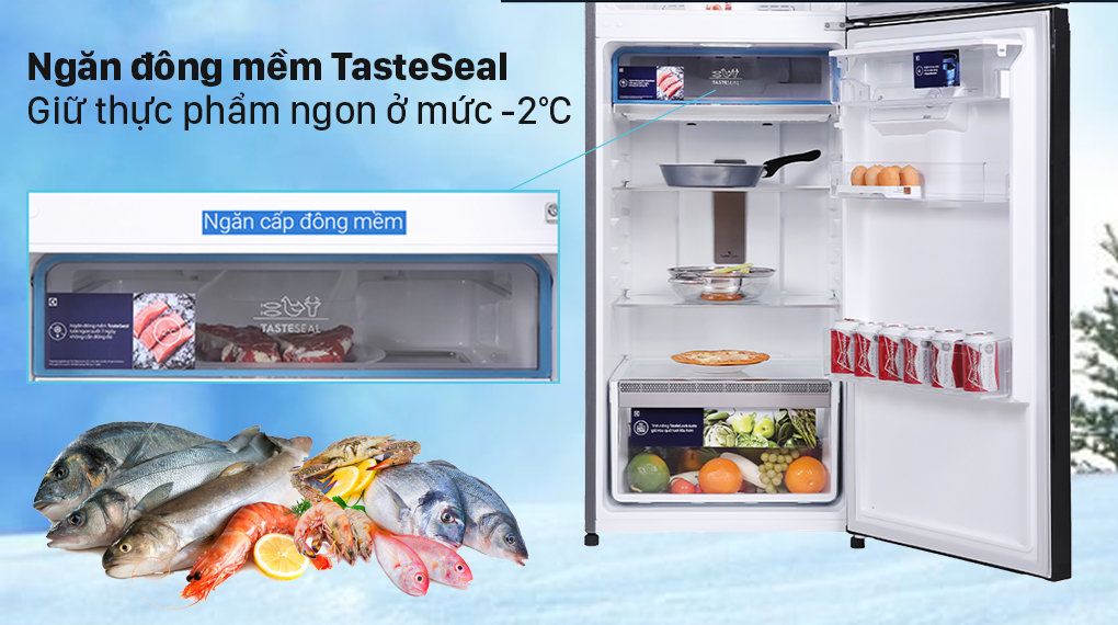 Tủ lạnh Electrolux Inverter 312 lít ETB3440K-H