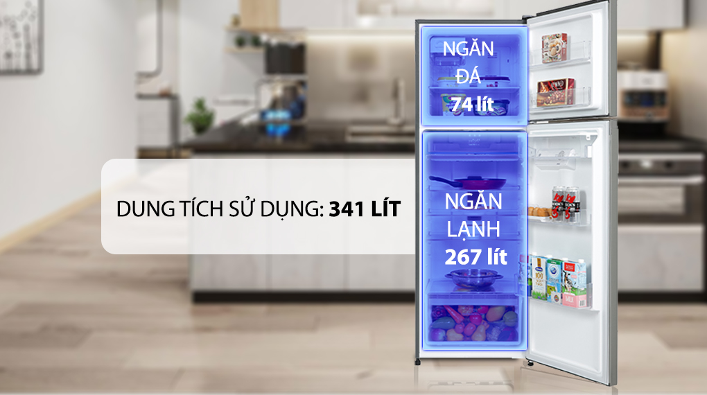 Tủ lạnh Electrolux Inverter 341 Lít ETB3740K-A