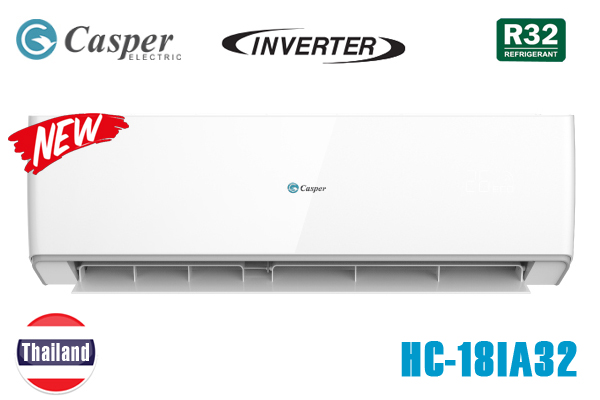 Điều hòa Casper Inverter 18000 BTU 1 chiều HC-18IA32 gas R-32