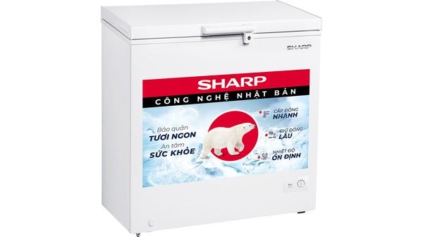 Tủ đông Sharp 1 ngăn 145 lít FJ-C145V-WH