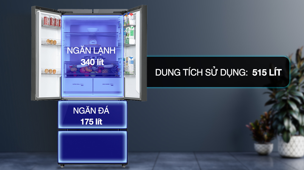 Tủ lạnh Toshiba Inverter 556 lít GR-RF669WI-PGV(A9)-BG
