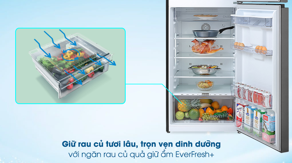 Tủ lạnh Beko Inverter 375 lít RDNT401I50VDS