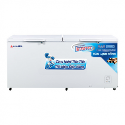 Tủ đông Alaska Dàn đồng Inverter 2 cánh 890lít HB-890CI