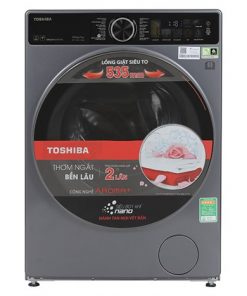 Máy giặt sấy Toshiba Inverter giặt 10.5 kg - sấy 7 kg TWD-T25BZU115MWV(MG)
